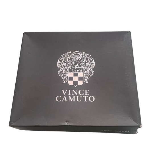 NEW Vince Camuto Womens Suede Open Toe Booties, Black Size:10M - Picture 10 of 11